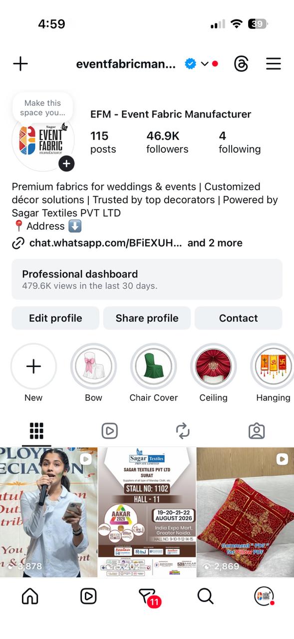 Ad results dashboard screenshot